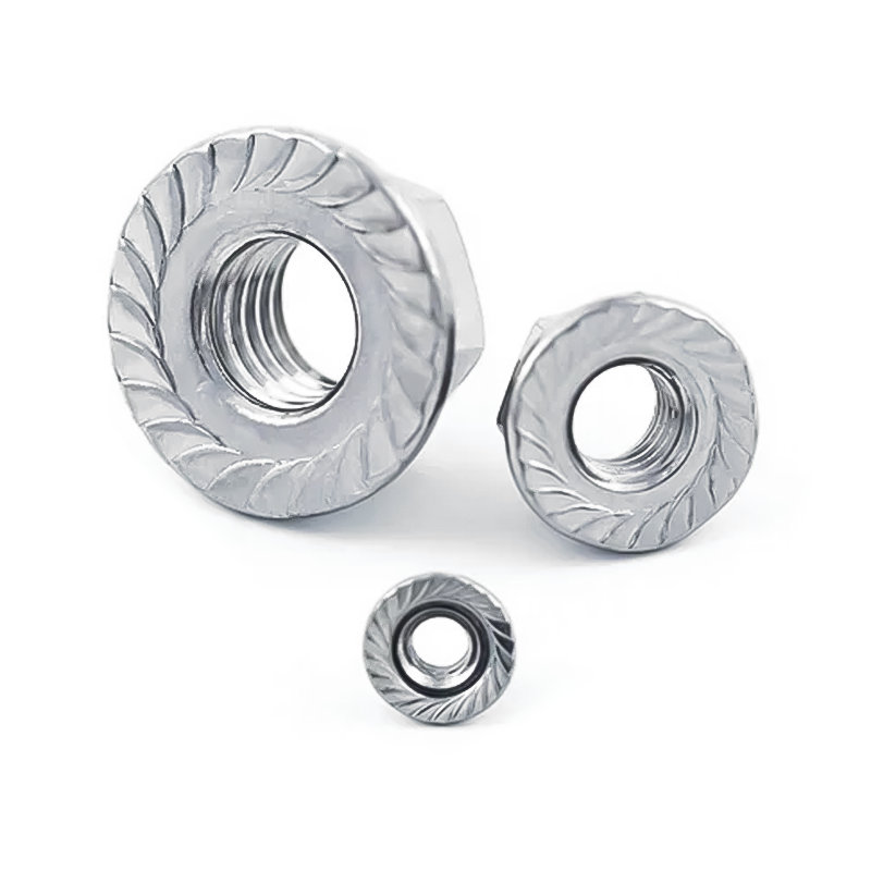 Stainless Steel Serrated Spinlock Hexagon Nuts